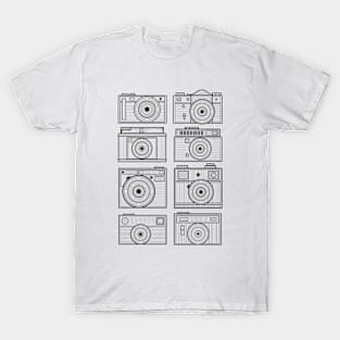 Line Art Classic Camera T-Shirt